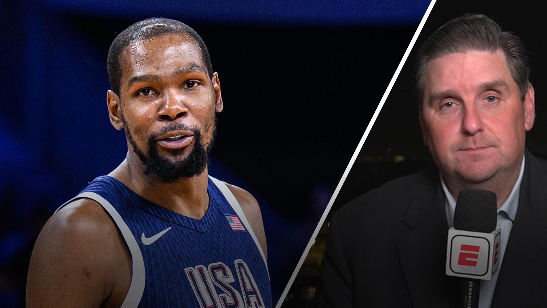 Windhorst: KD was 'simply amazing' in Team USA's win vs. Serbia