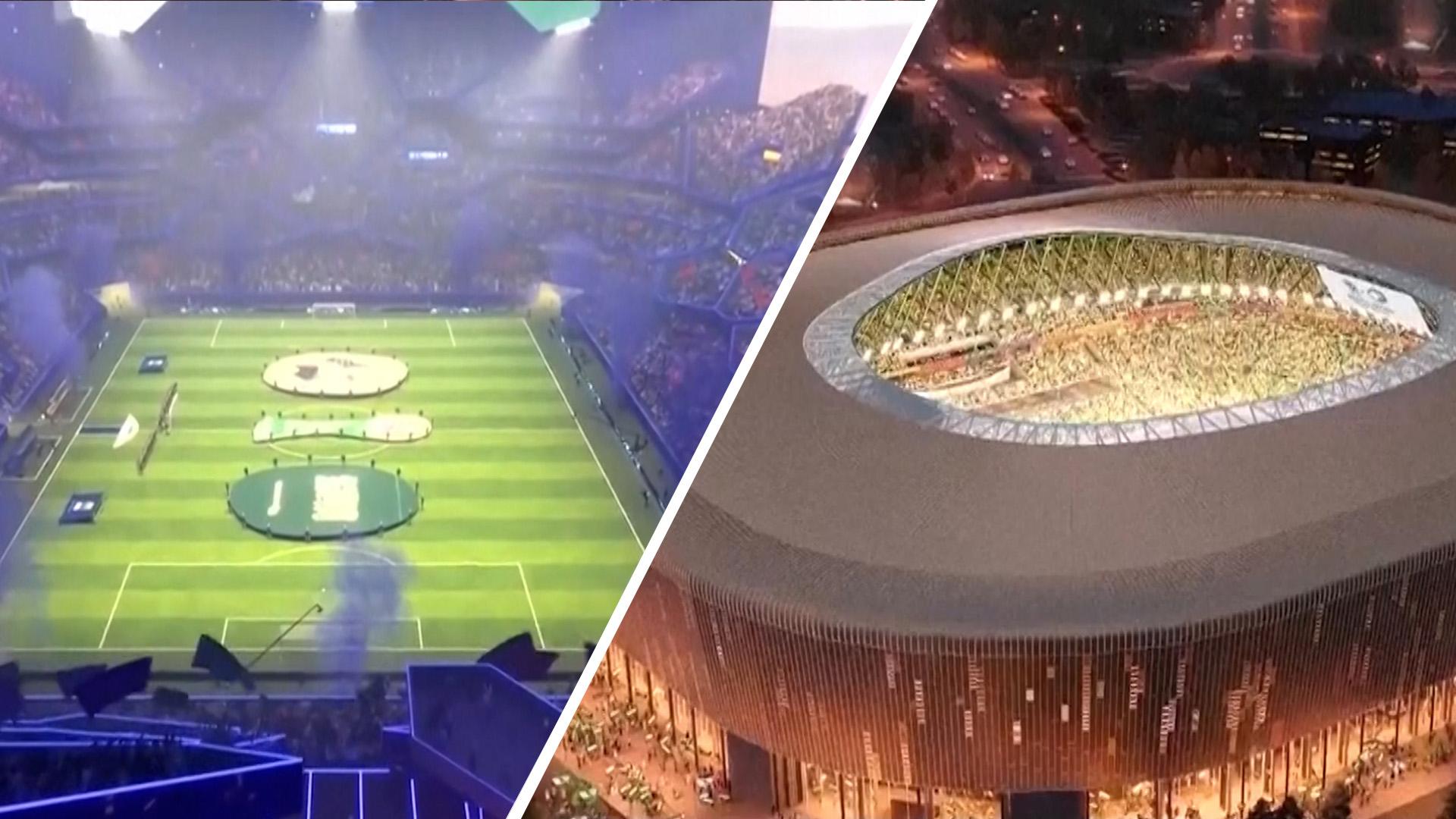 Saudi Arabia plan 350m high stadium for World Cup 2034