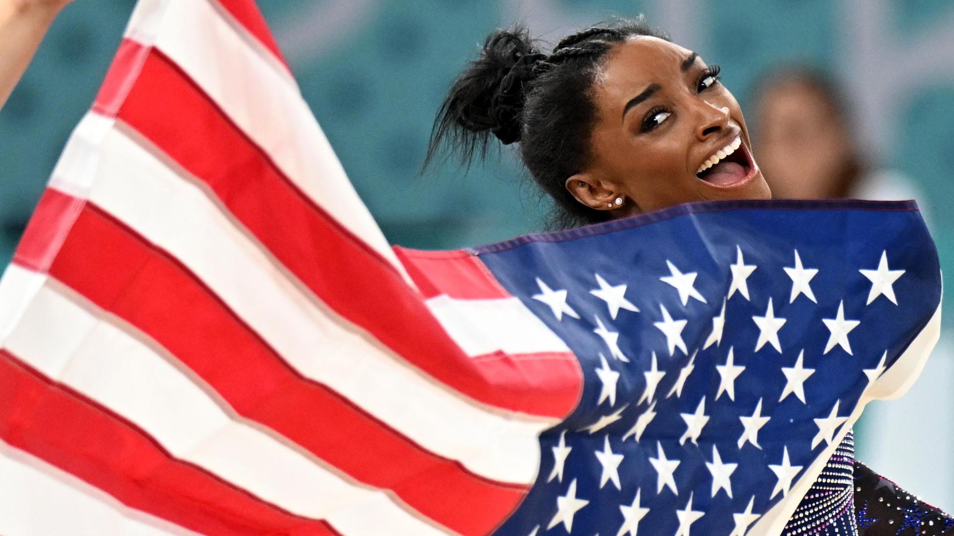 Simone Biles wins women's all-around final