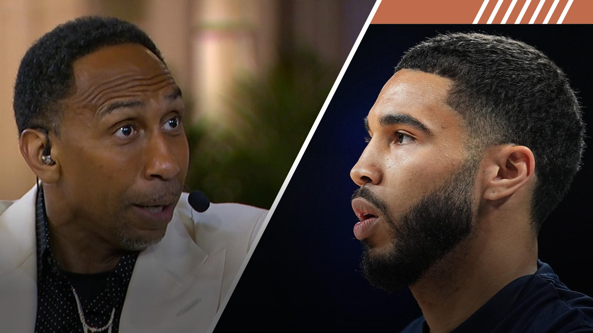 Stephen A. sounds off on Steve Kerr's decision to bench Jayson Tatum