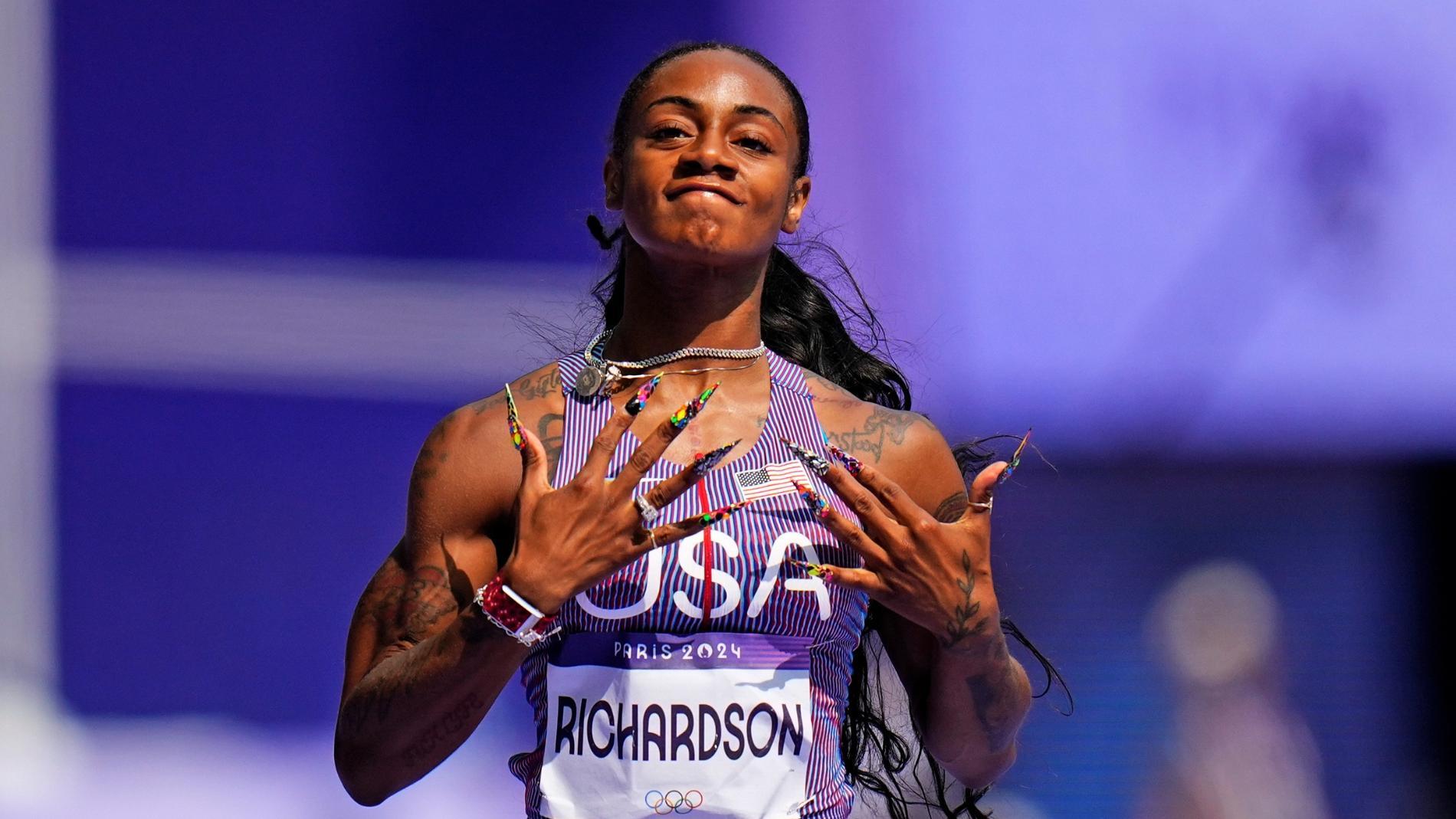 How Sha'Carri Richardson fared in 100m heats