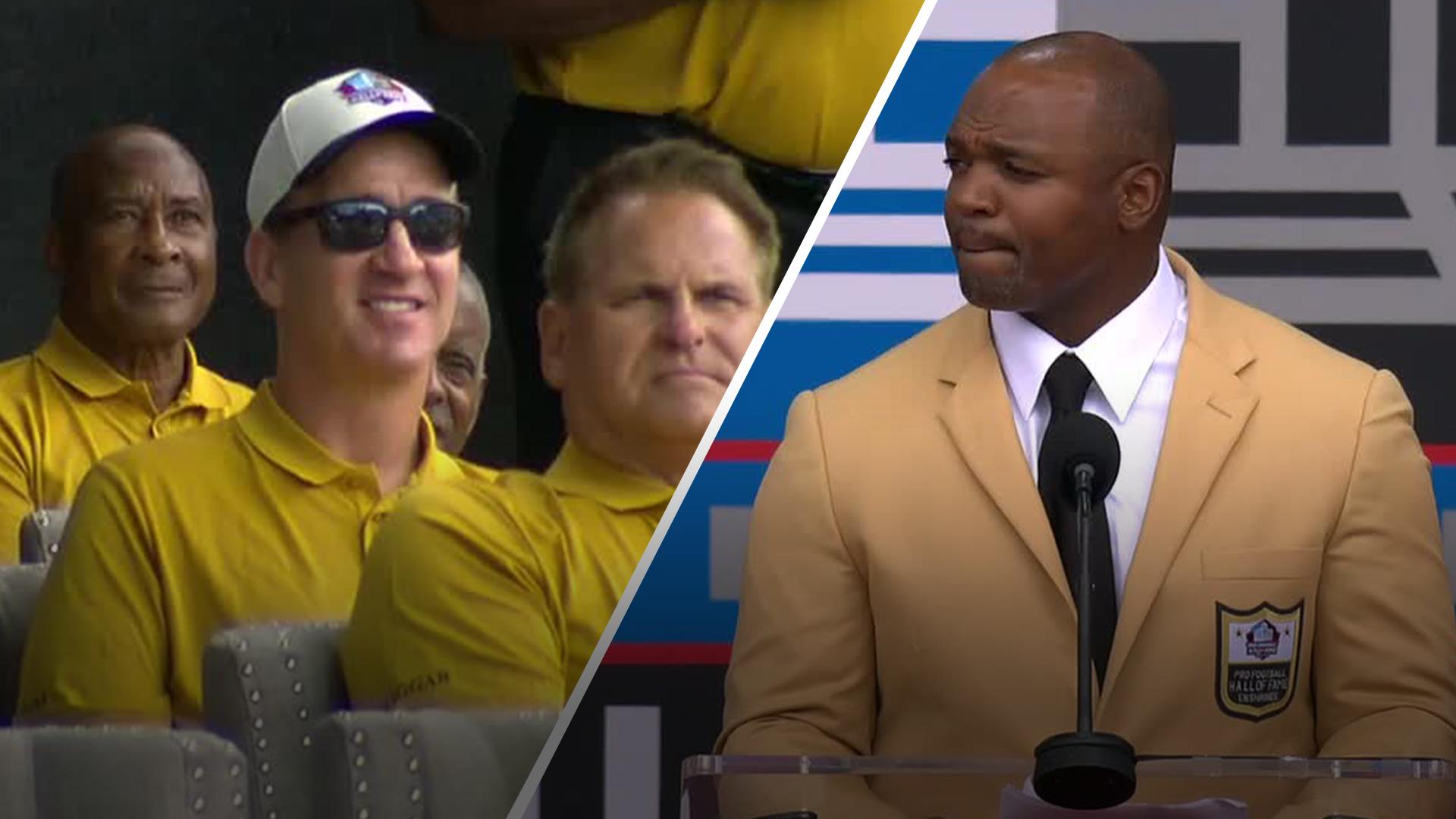 Freeney thanks Manning, HOF teammates in enshrinement speech