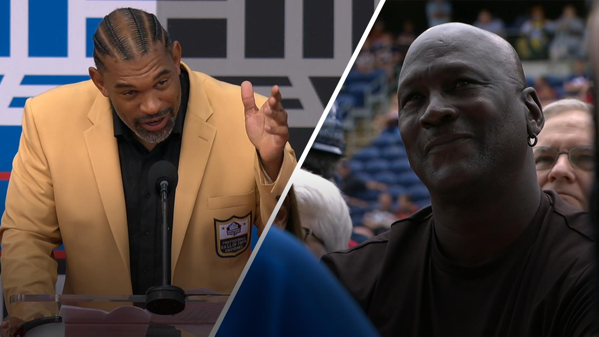 Julius Peppers gives Michael Jordan credit in HOF speech