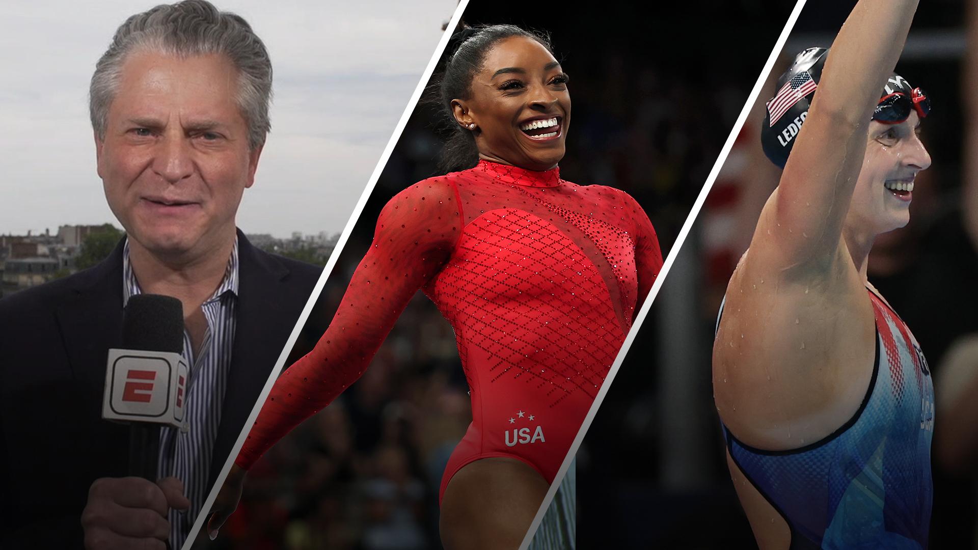 Jeremy Schaap: Katie Ledecky and Simone Biles are defying history