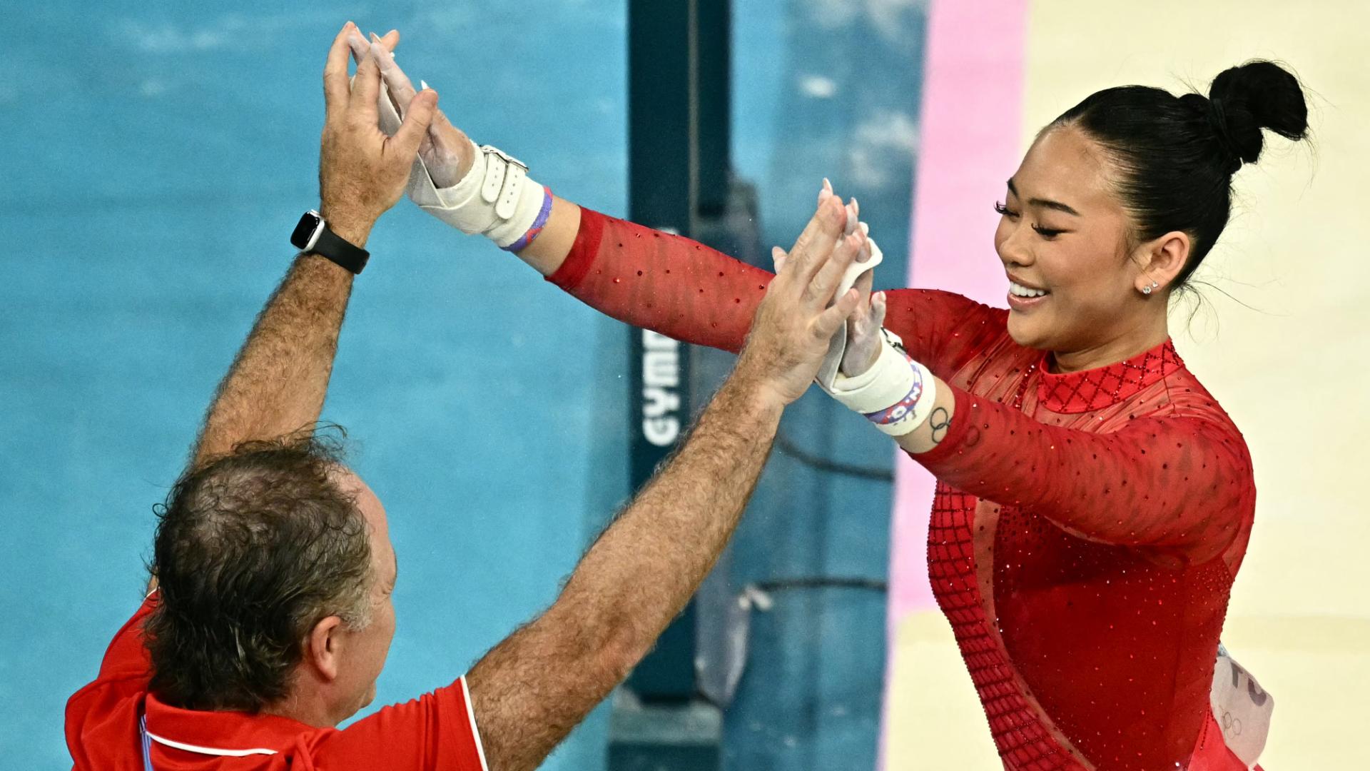 Recapping Suni Lee's bronze medal performance on uneven bars