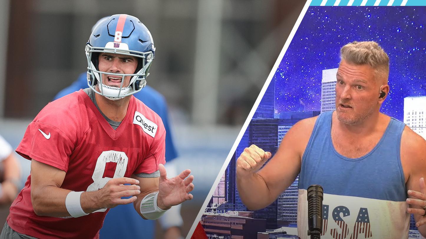 McAfee 'absolutely loves' Daniel Jones' involvement in training camp fight