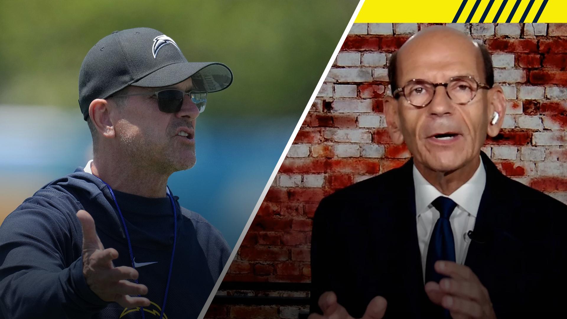 Finebaum blasts 'laughable' NCAA for Jim Harbaugh suspension