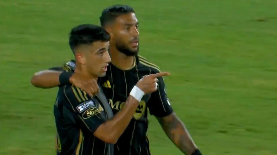 Cristian Olivera nets his 3rd goal of the Leagues Cup for LAFC