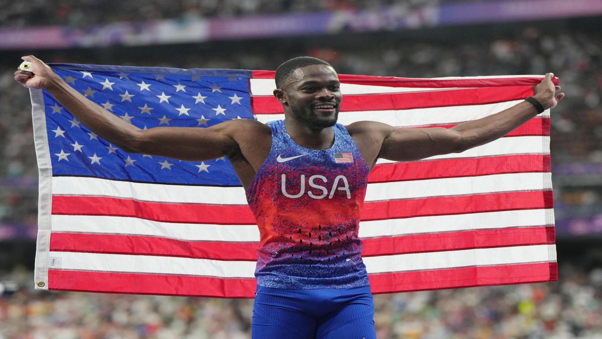 The numbers behind Rai Benjamin's gold medal in the 400m hurdles for U.S.