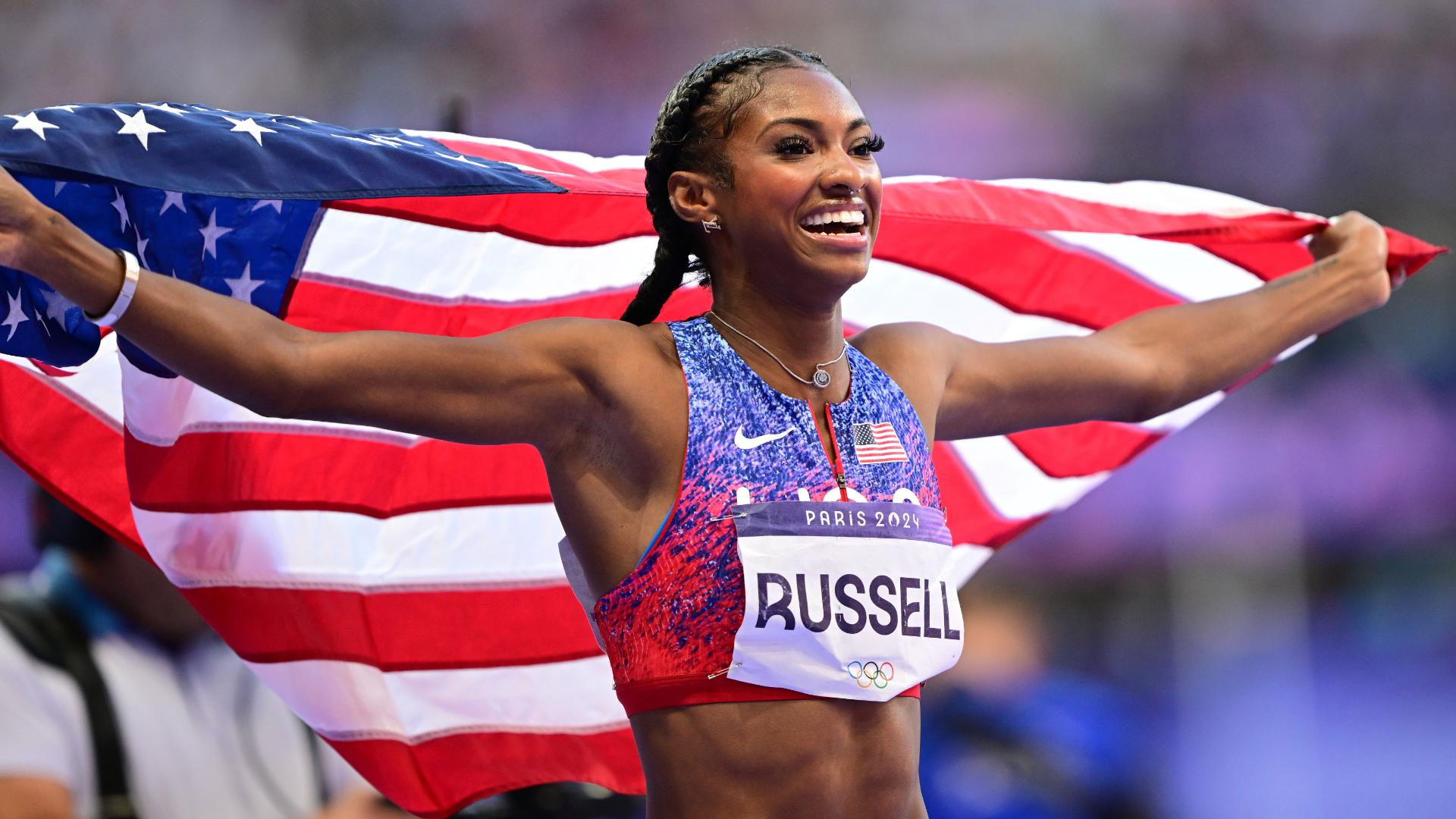 The road to Masai Russell's gold medal in the women's 100m hurdle