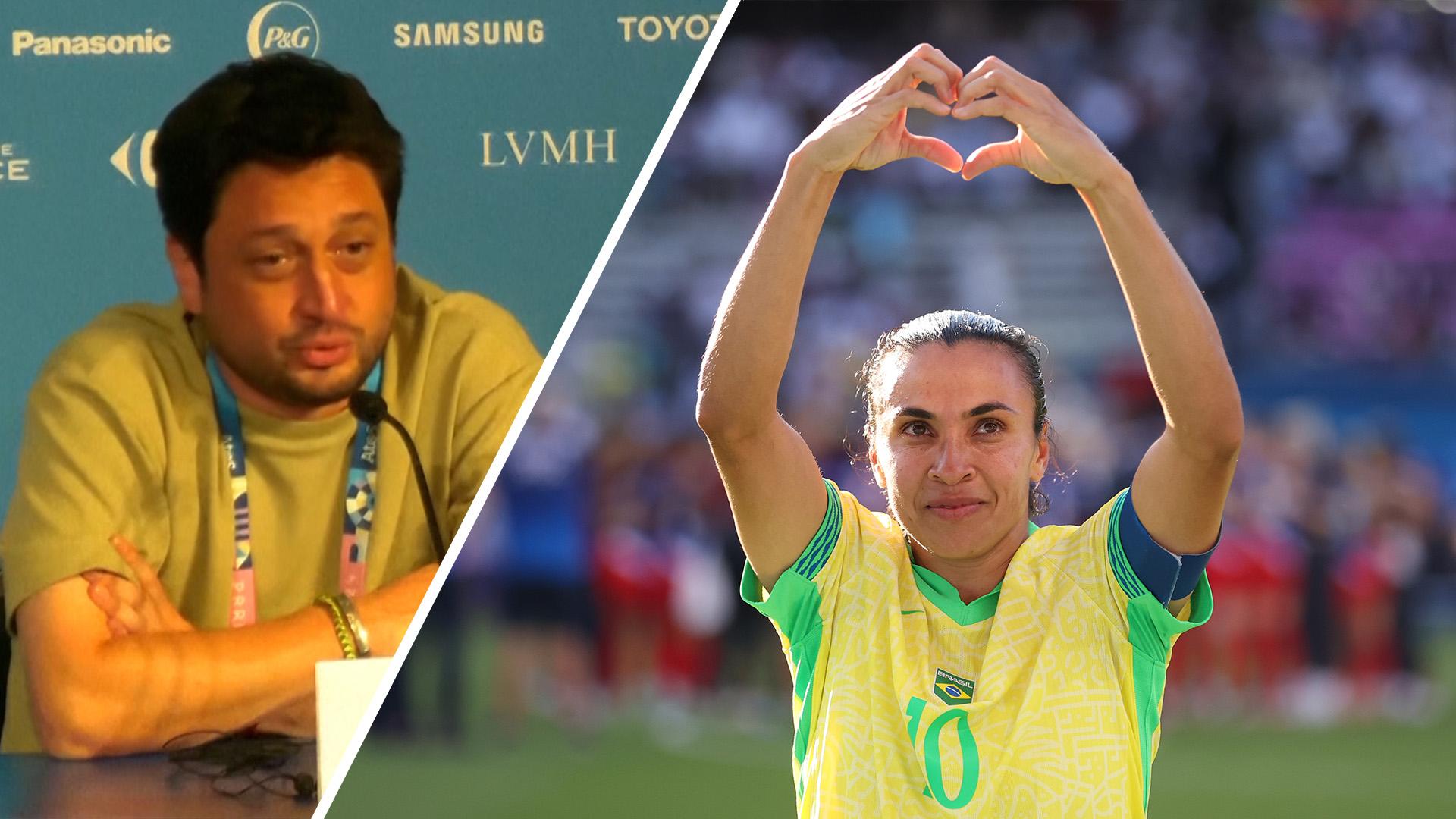 'Best of all time' Marta praised by Brazil coach