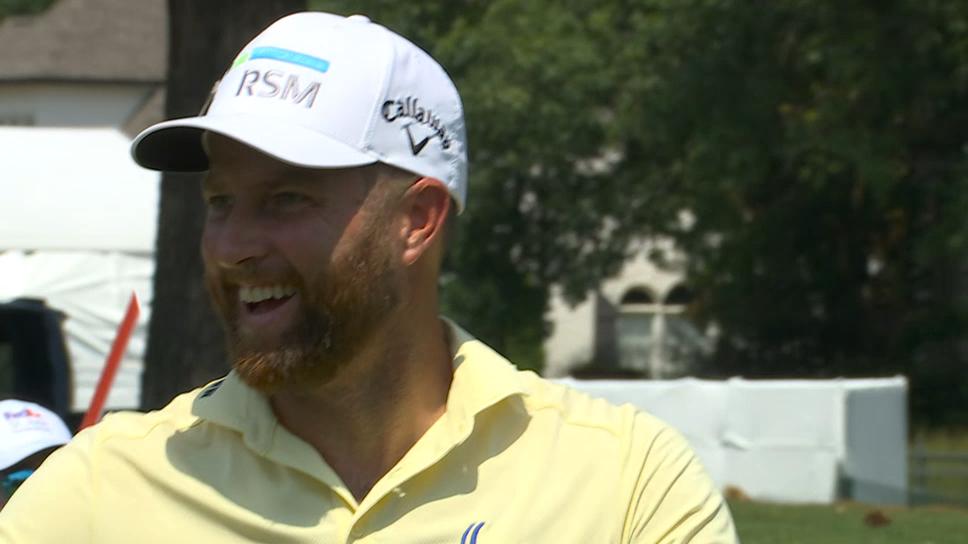 'Perfect!' Chris Kirk drains a 205-yard hole-in-one