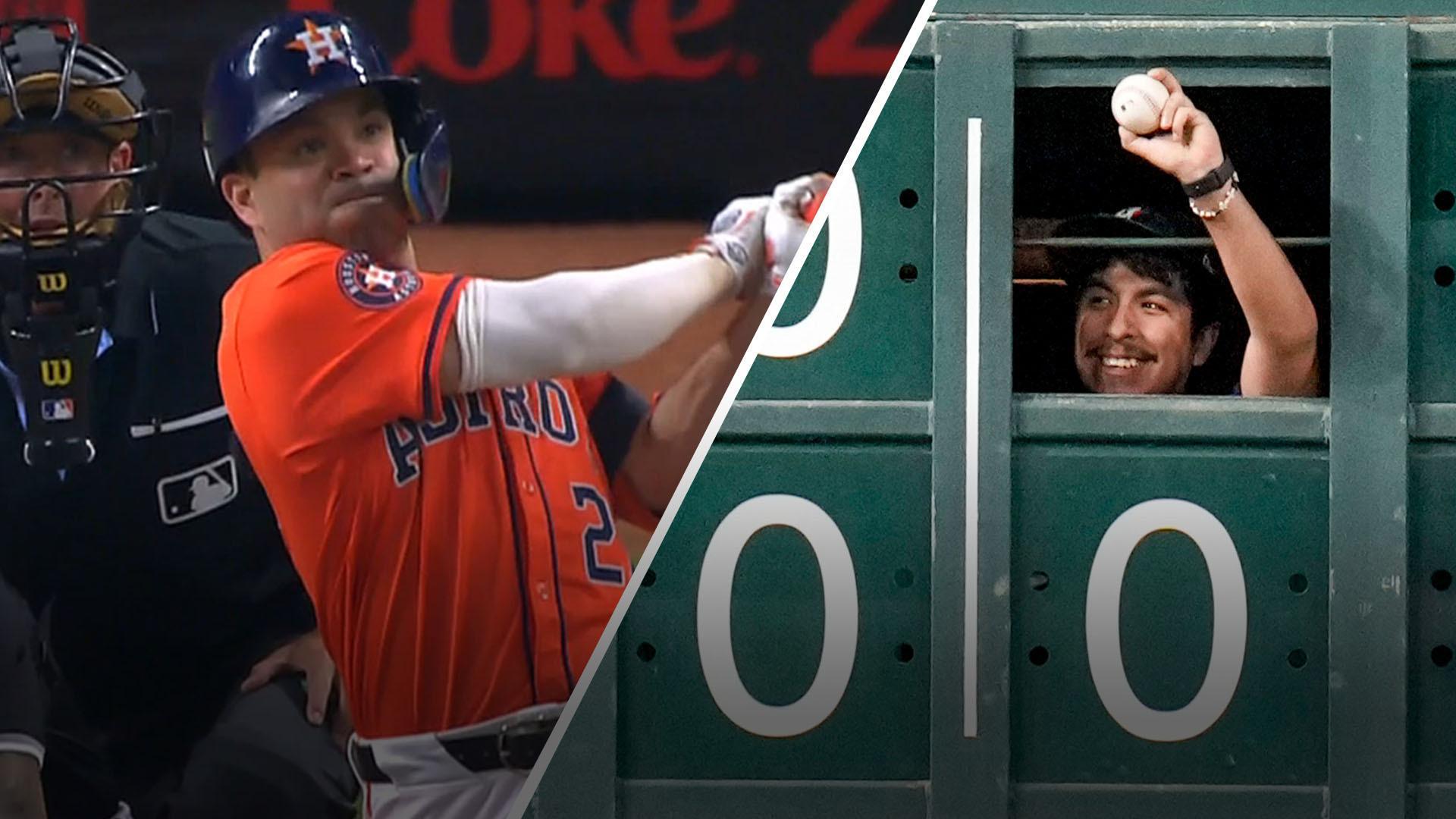 Altuve's double puts a hole in the scoreboard