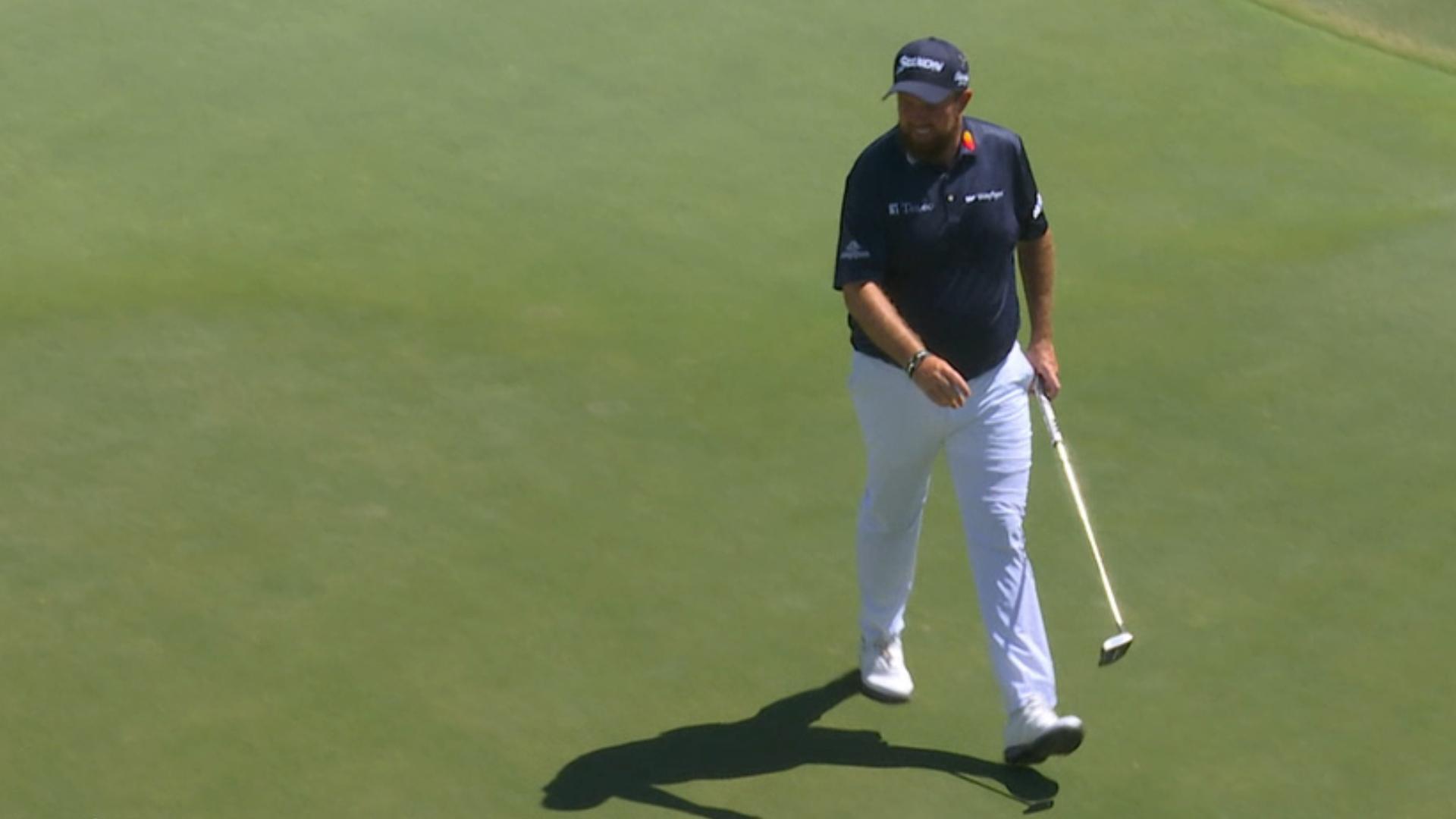 Shane Lowry sinks remarkable eagle putt from way downtown