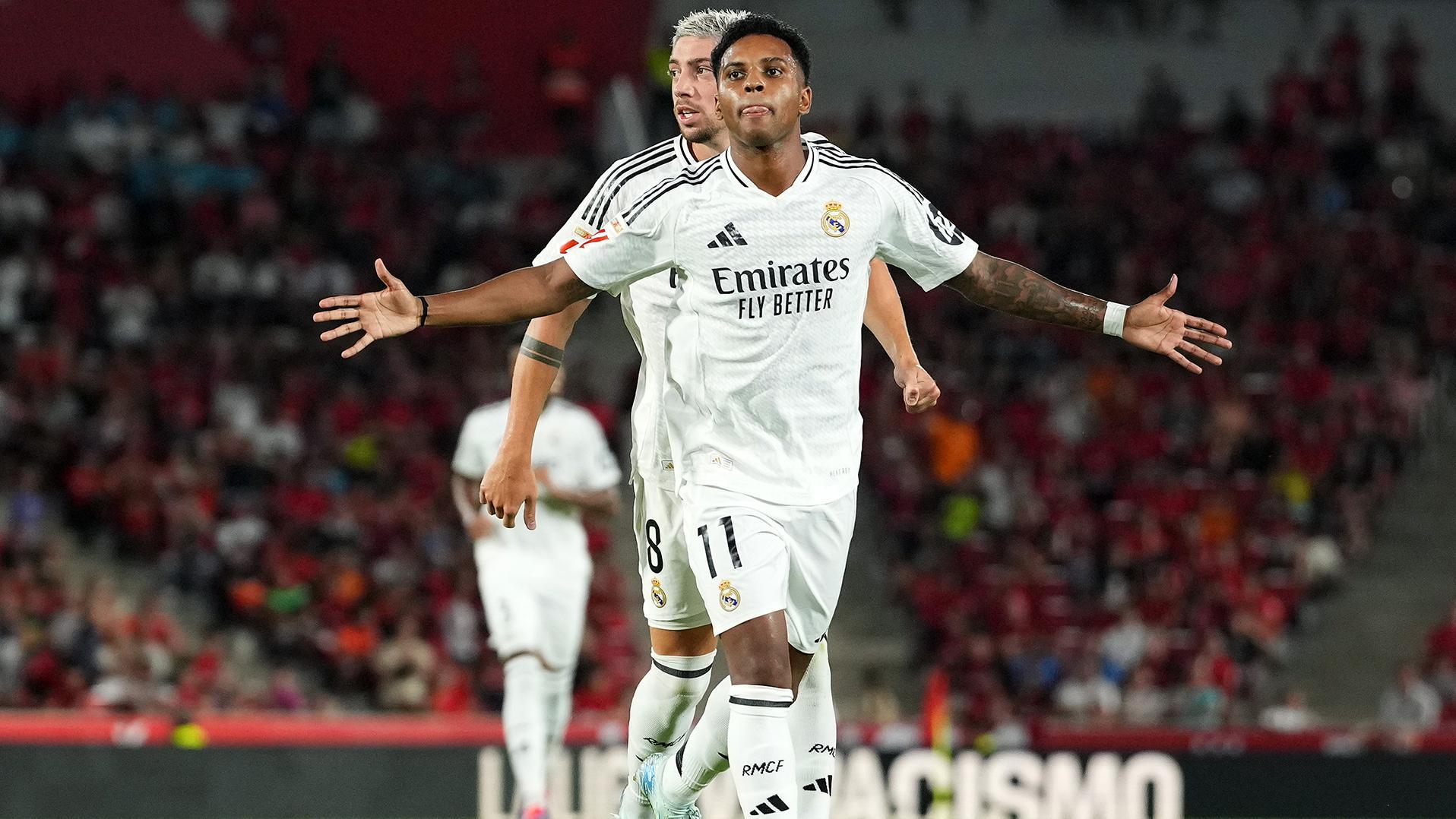 Rodrygo's curler opens the scoring for Real Madrid