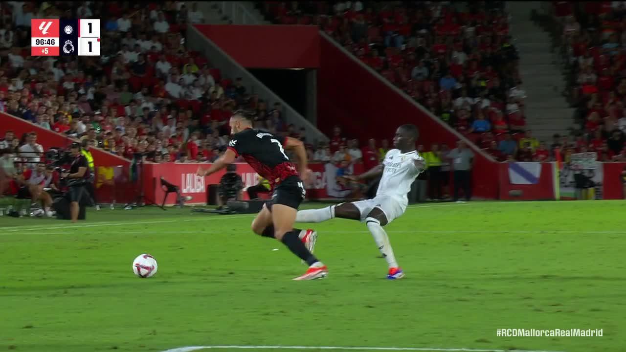 Ferland Mendy picks up last-minute red card vs. Mallorca