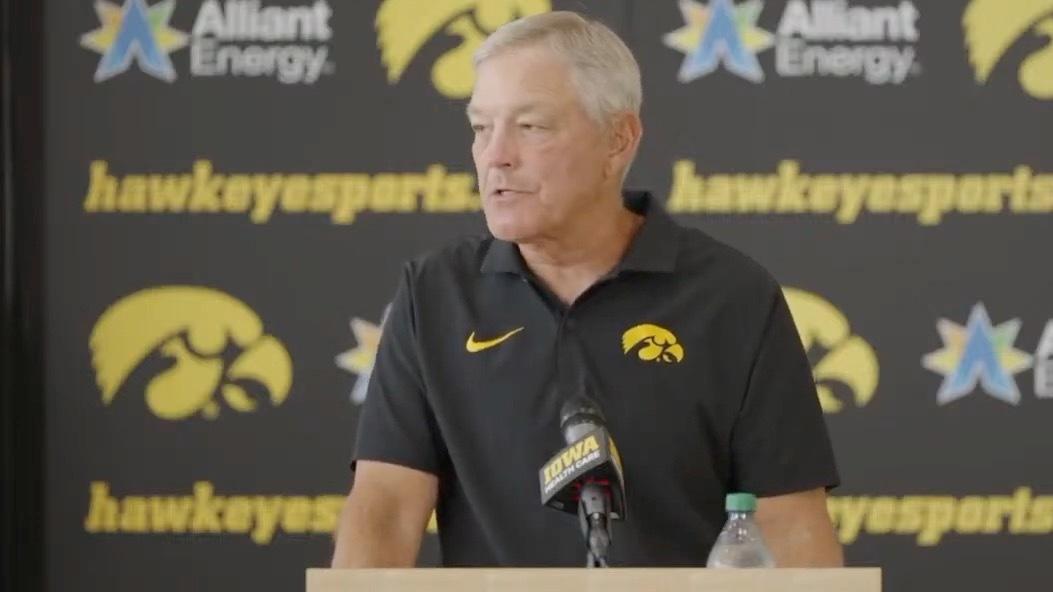 Iowa's Ferentz addresses recruiting violation: 'I made a mistake'