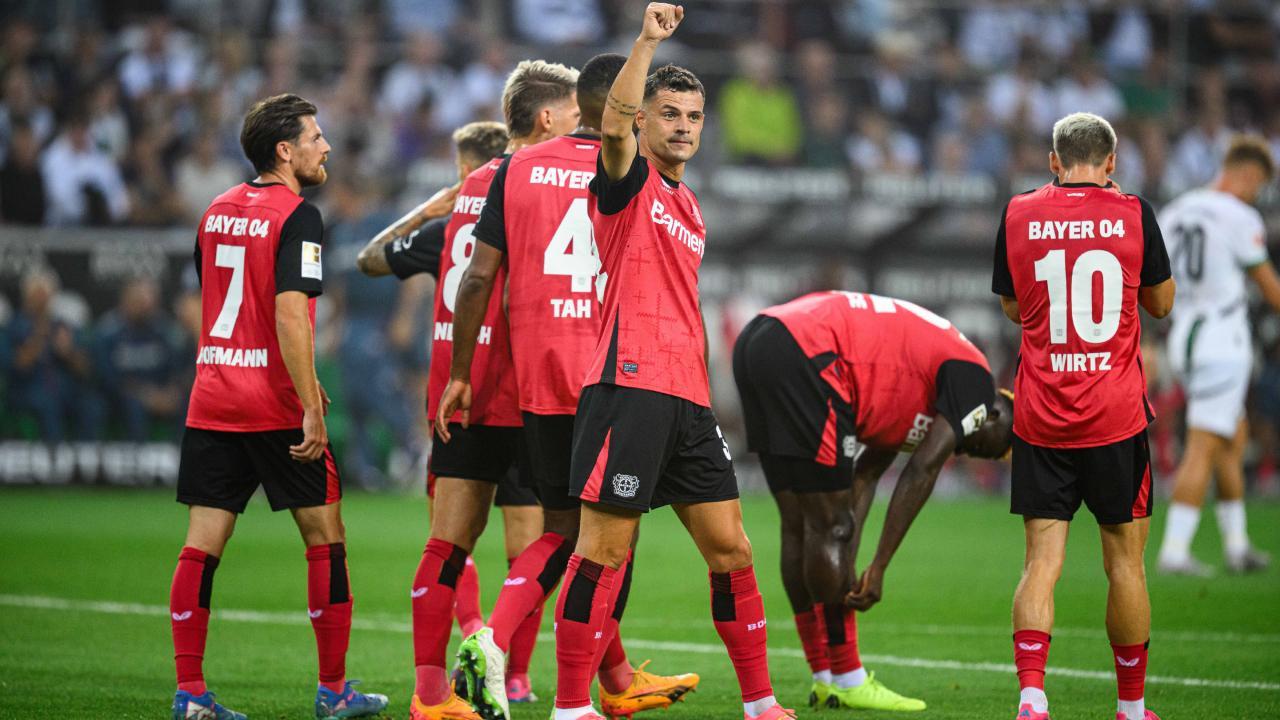 Granit Xhaka's first goal of the Bundesliga season is a stunner