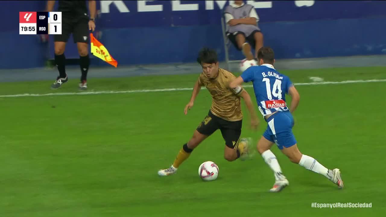 Takefusa Kubo scores in the 80'