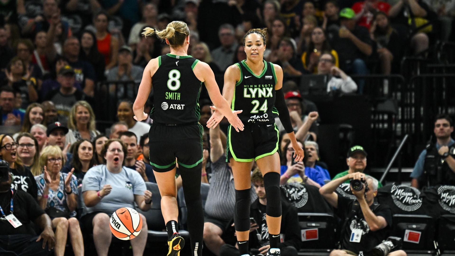 Napheesa Collier leads Lynx past Fever to clinch playoff berth