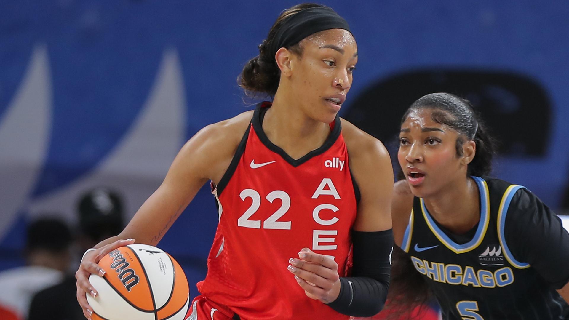 A'ja Wilson dominates Sky with 20-point, 18-board performance