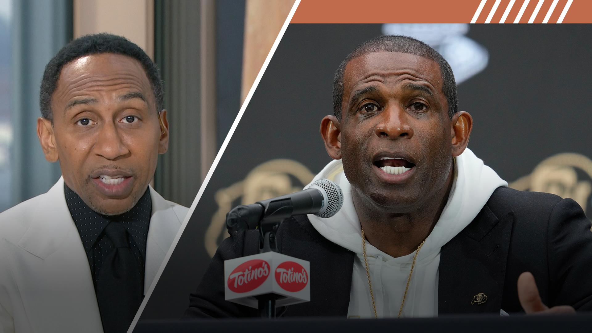 Stephen A.'s message to Deion Sanders on relationship with media