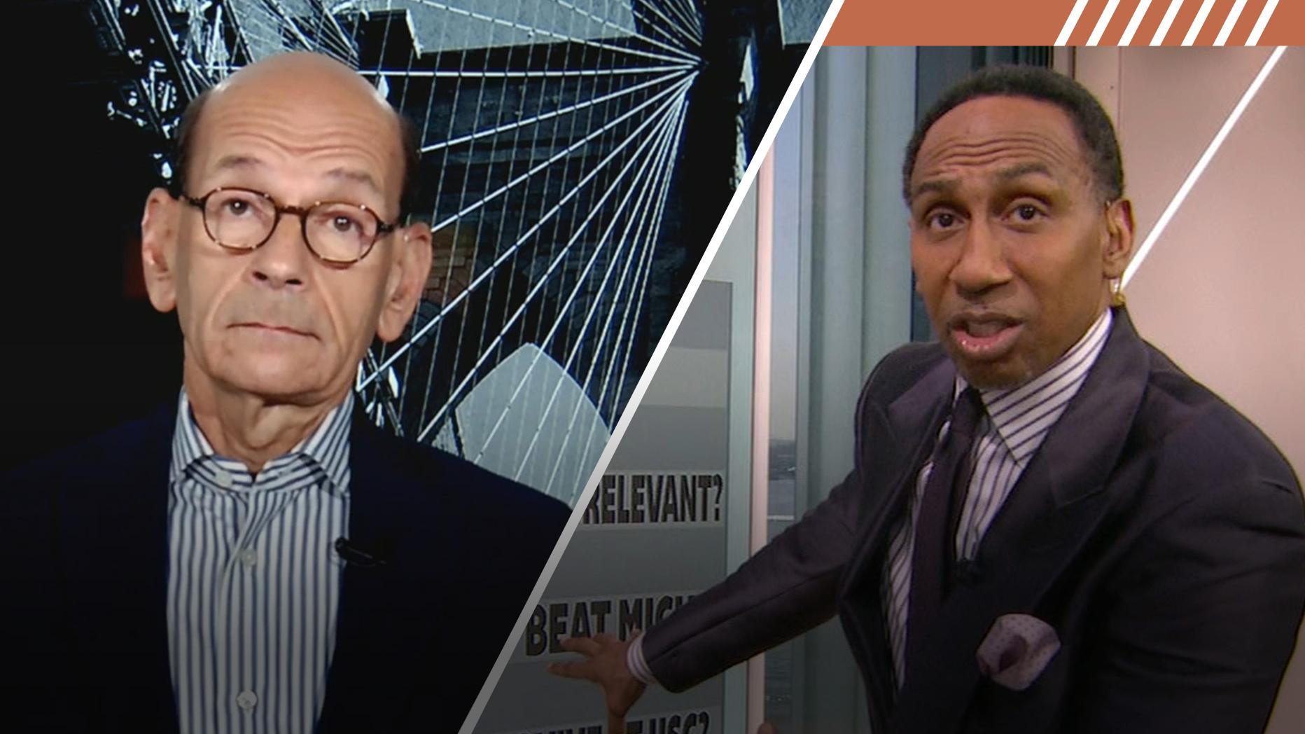 Finebaum chides Stephen A. for his college football A-List