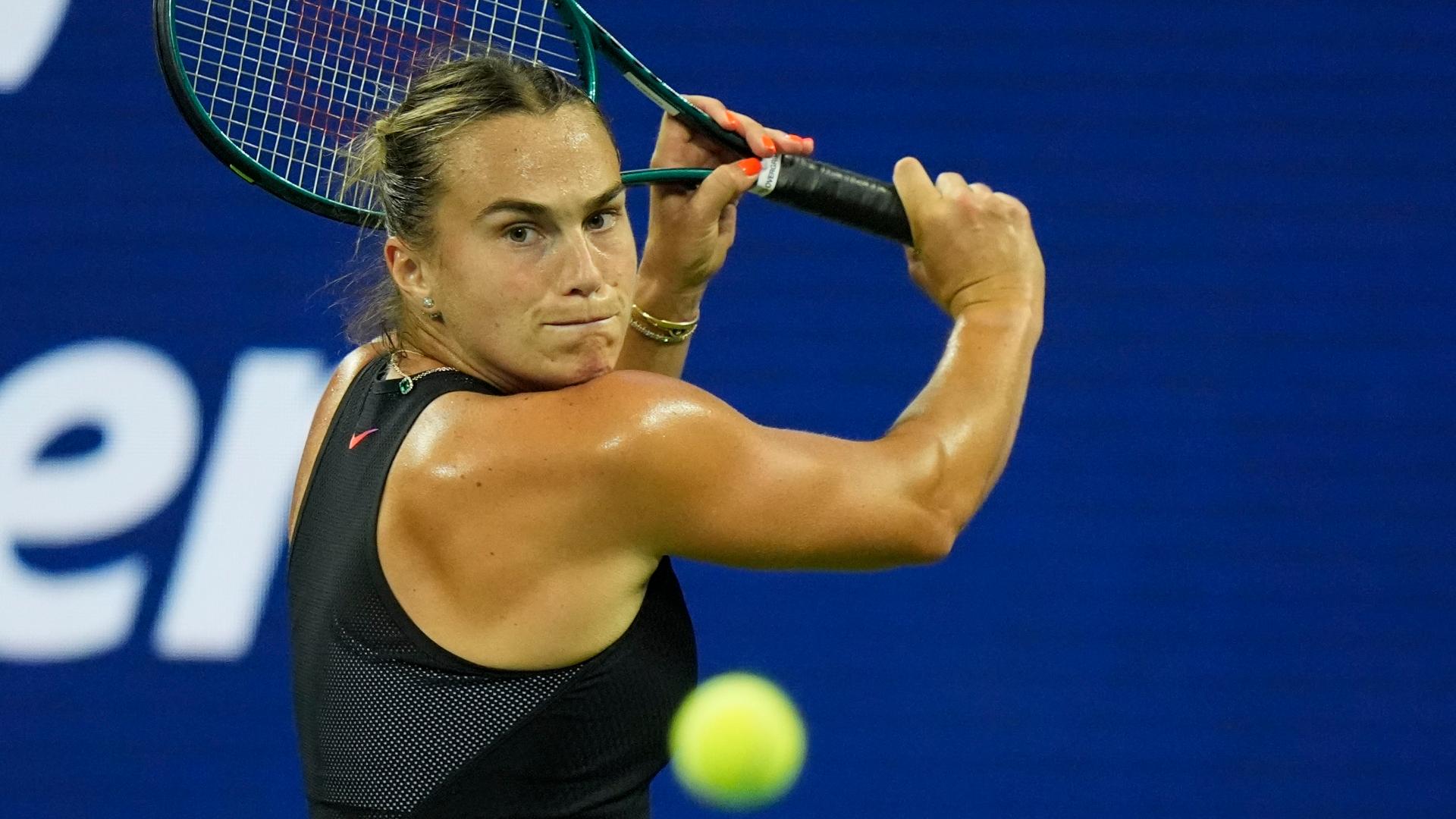 Sabalenka takes opening-round match in straight sets at US Open