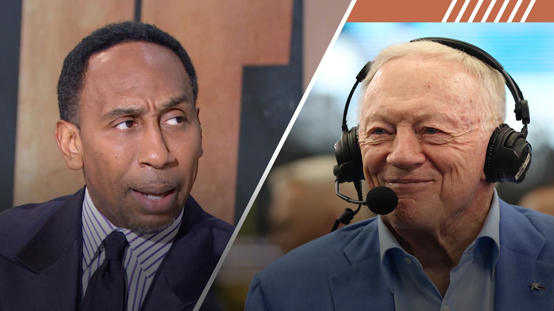 Stephen A. questions Jerry Jones' GM comments on himself