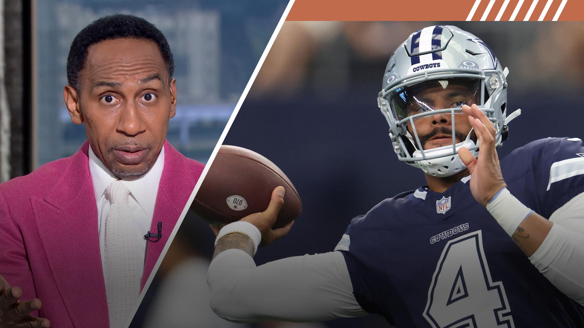 Riddick challenges Stephen A. on his Dak Prescott take