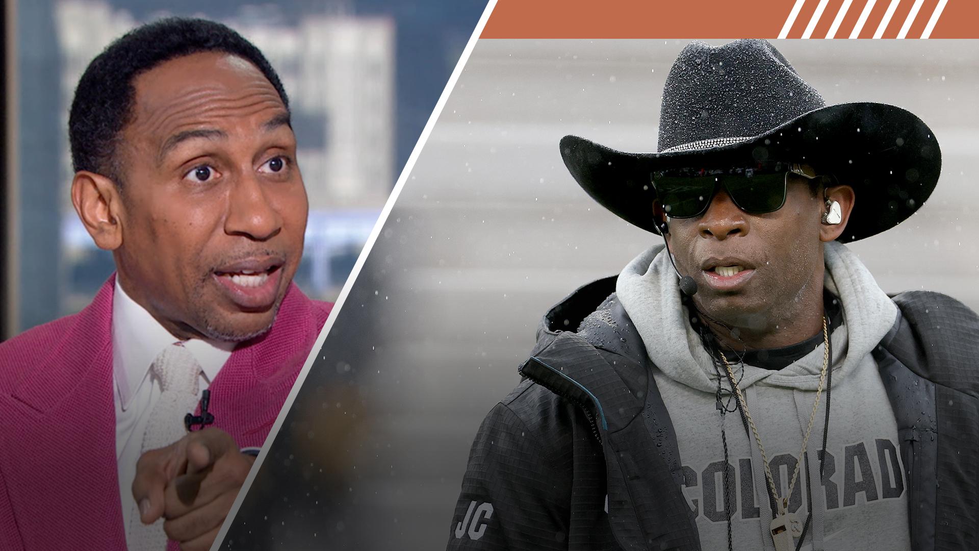 Stephen A. goes off on Deion, Colorado for reporter ban