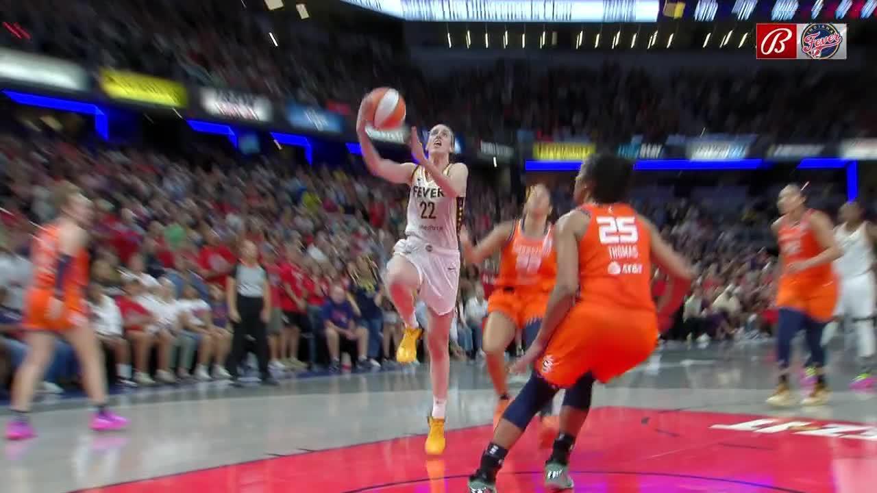 Caitlin Clark's layup puts Fever up