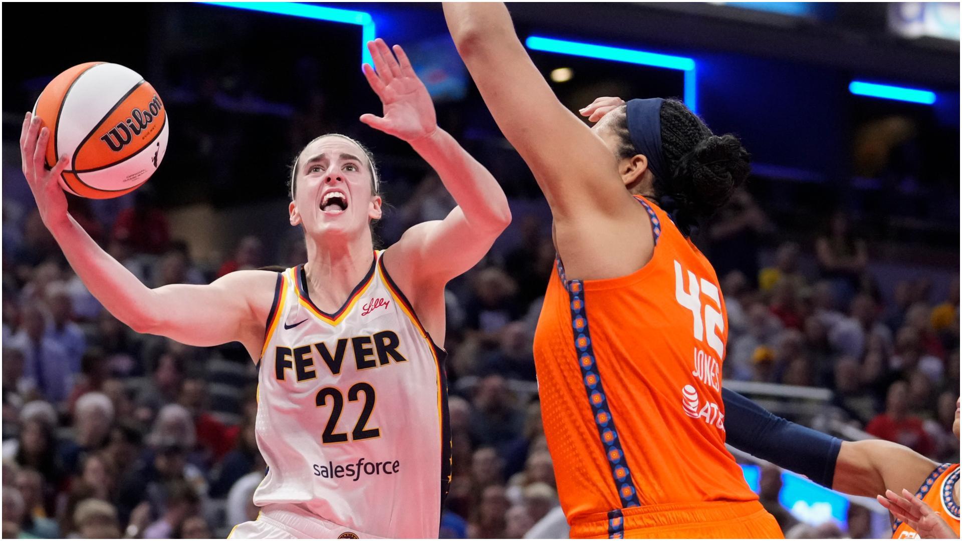 Caitlin Clark makes history in Fever's win