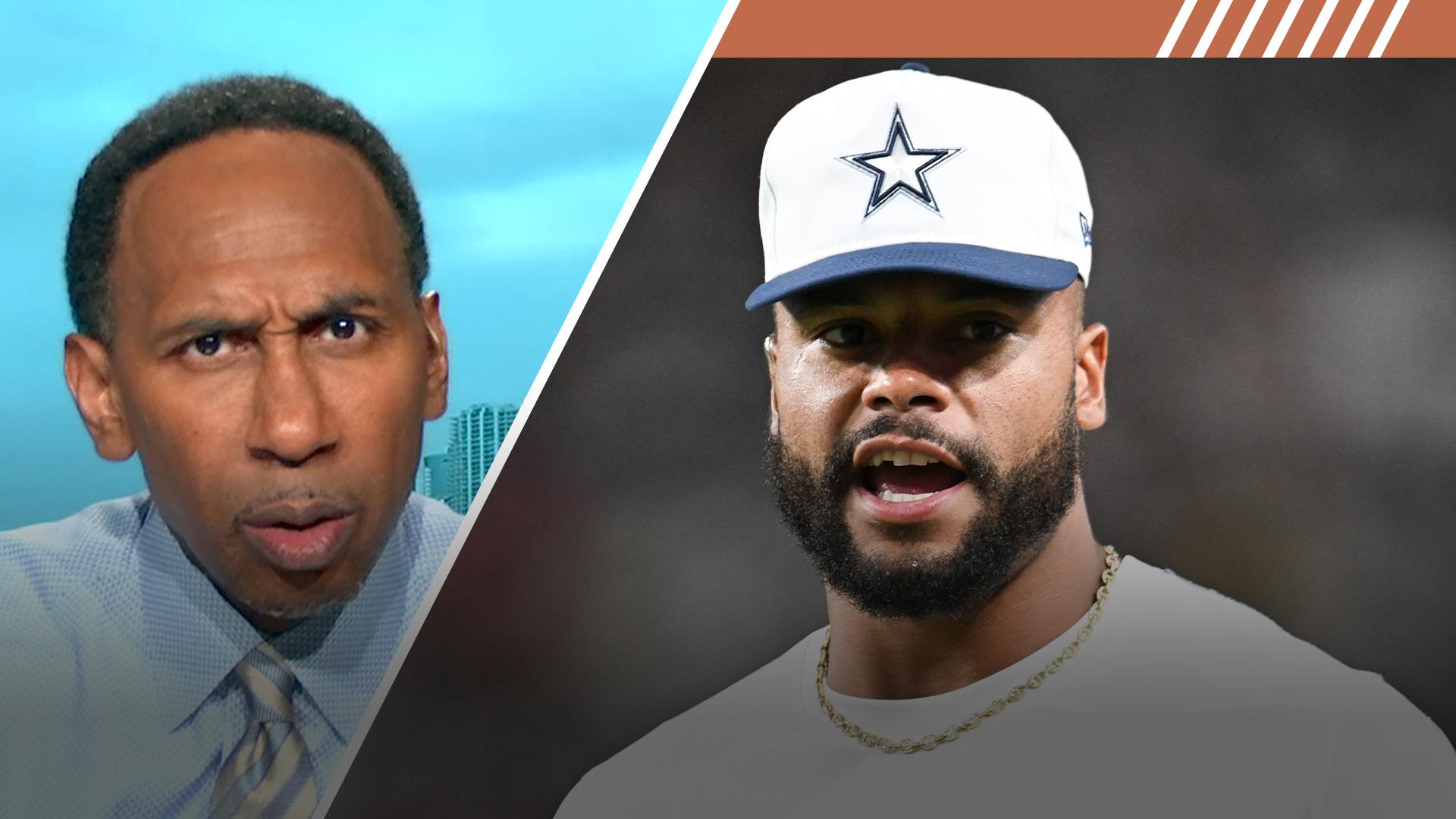 Stephen A. refuses to justify Dak Prescott's future contract with Cowboys