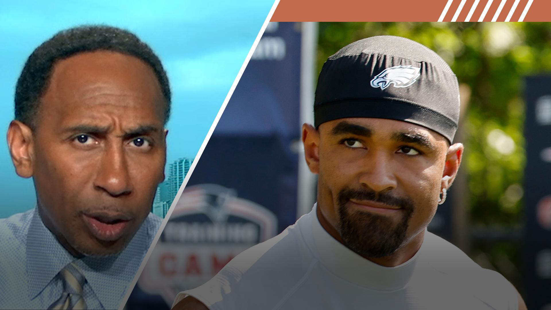 Stephen A.: Eagles' offensive additions will 'do wonders' for Jalen Hurts