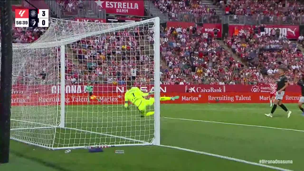 Abel Ruiz finds the back of the net for Girona