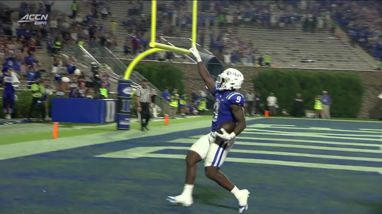 Duke scores its first TD of the season