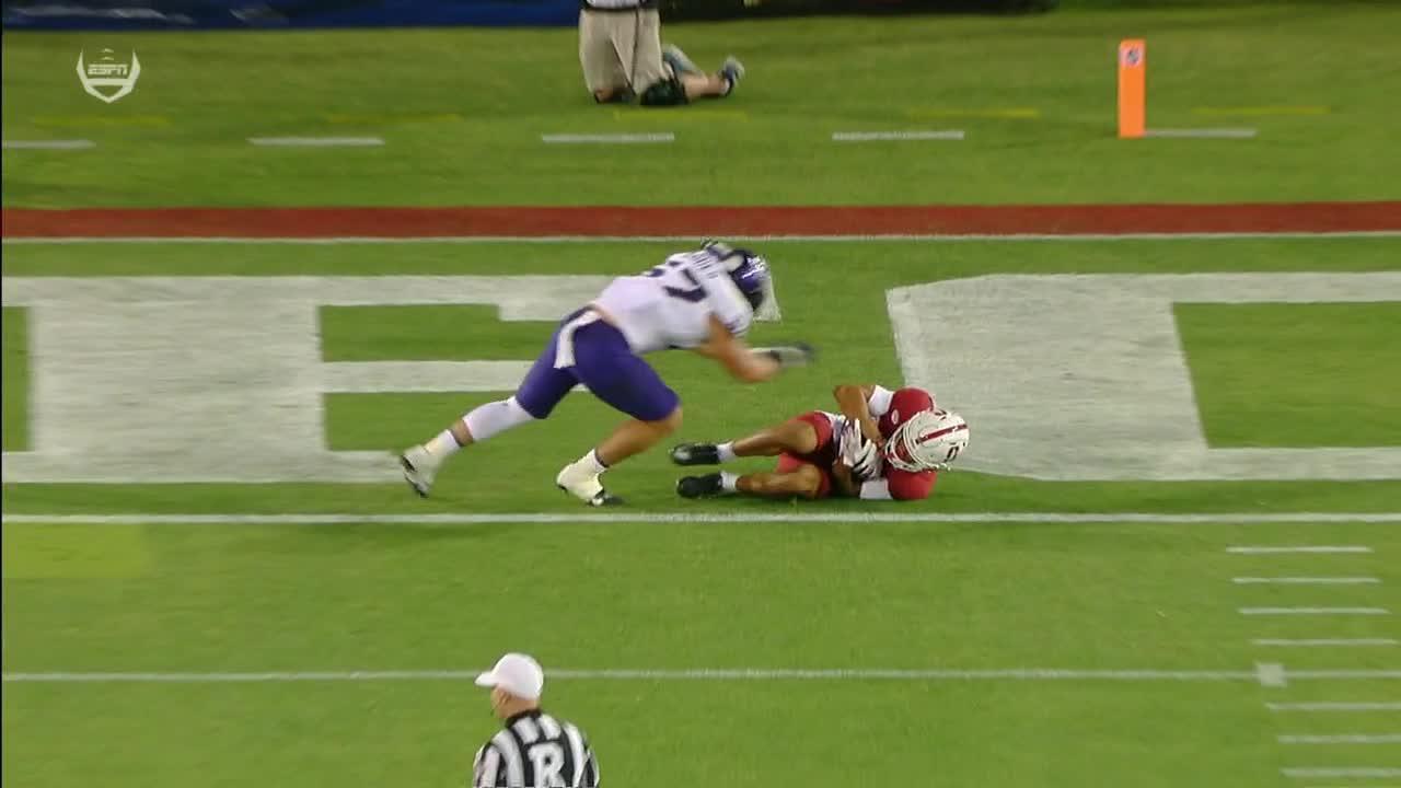 Stanford's Jackson Harris finds end zone vs. TCU