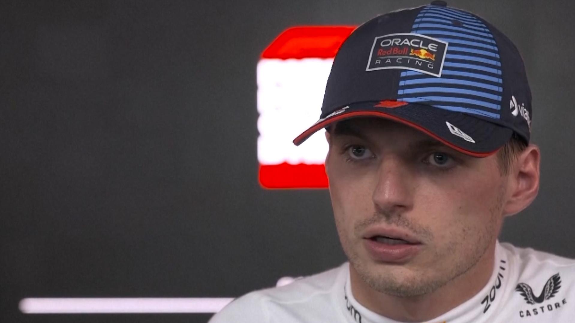 Verstappen reacts to Red Bull's 'very bad' Q3 at Monza