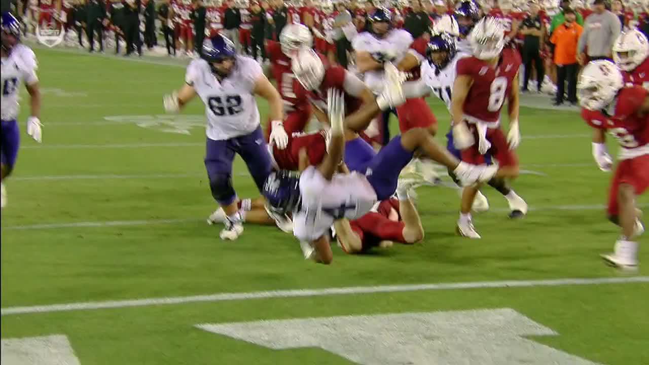 Cam Cook plows into end zone as TCU puts away Stanford