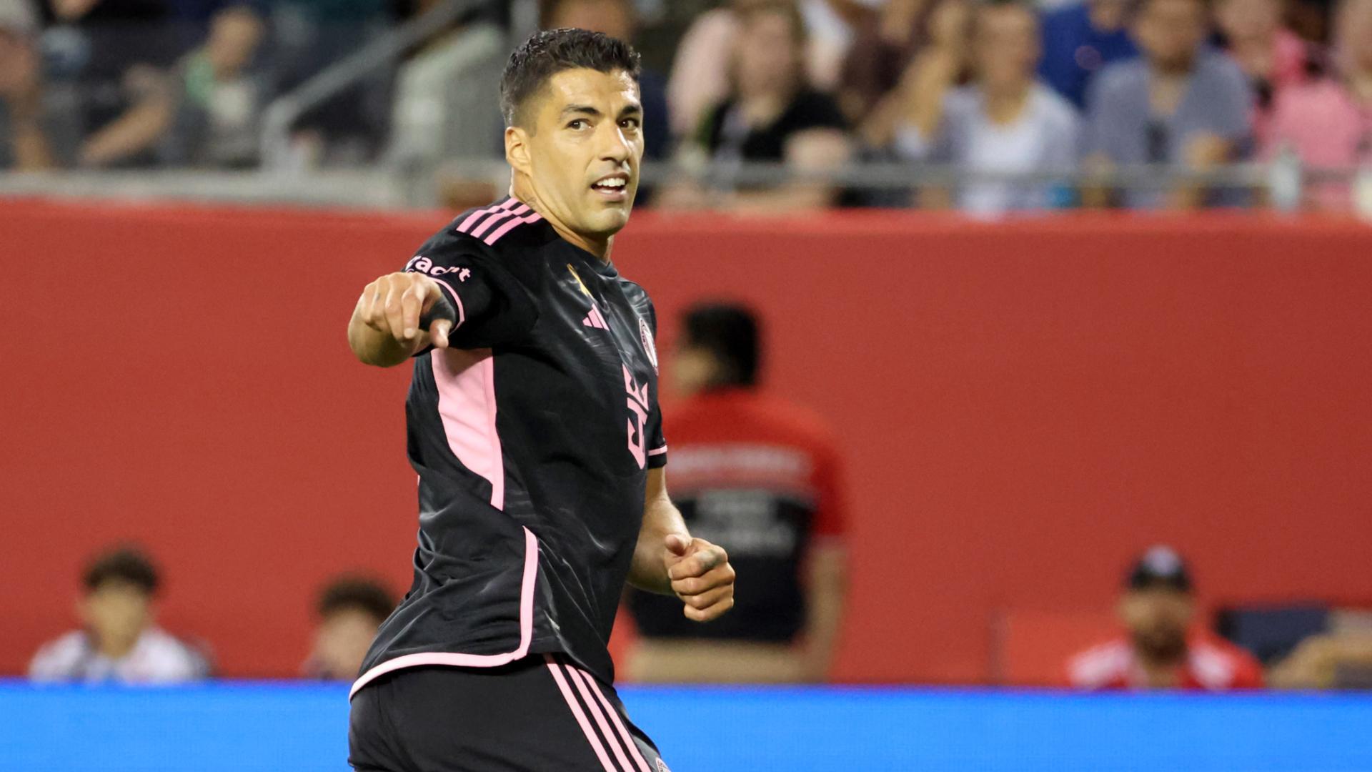 Luis Suarez's brace powers Miami past Chicago