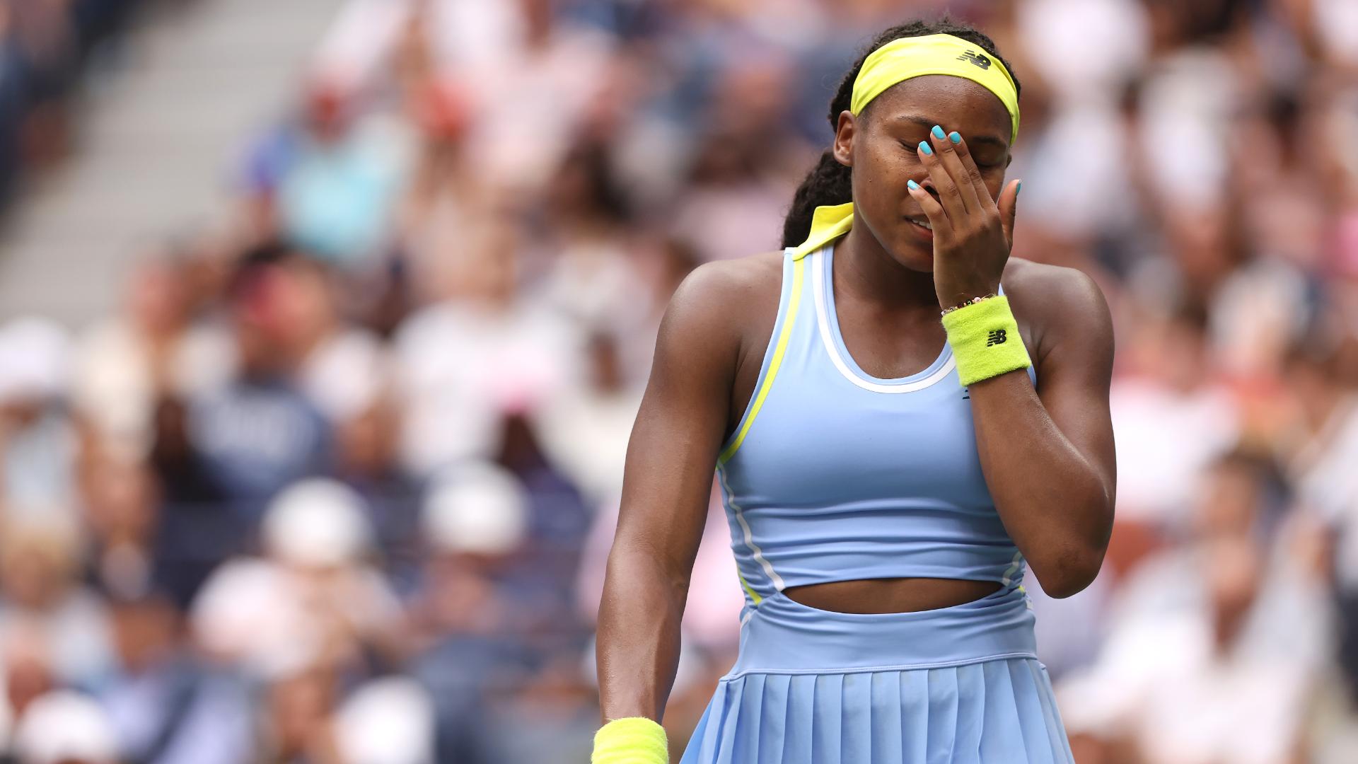 Coco Gauff upset in round of 16 by Emma Navarro