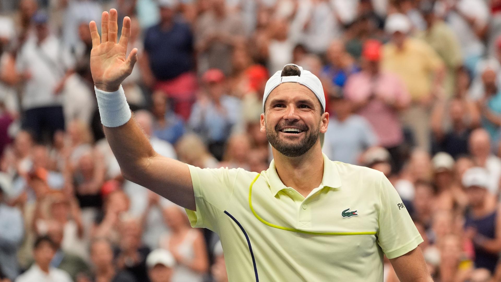 Grigor Dimitrov bests Andrey Rublev in 5-set battle at US Open