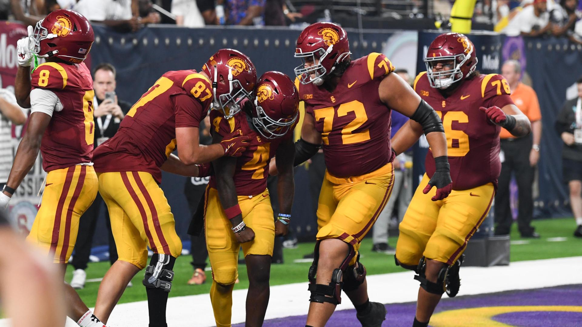 Hudson's one-handed grab sets up USC's go-ahead TD in final seconds ...