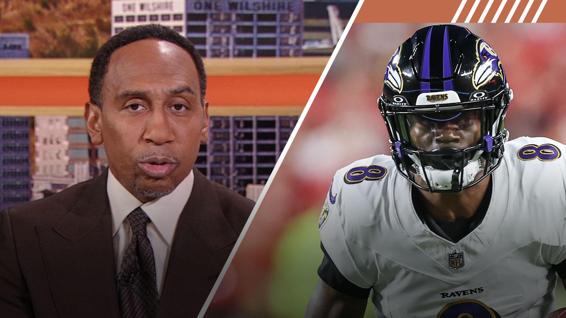 Why Stephen A. was disappointed in Lamar despite numbers