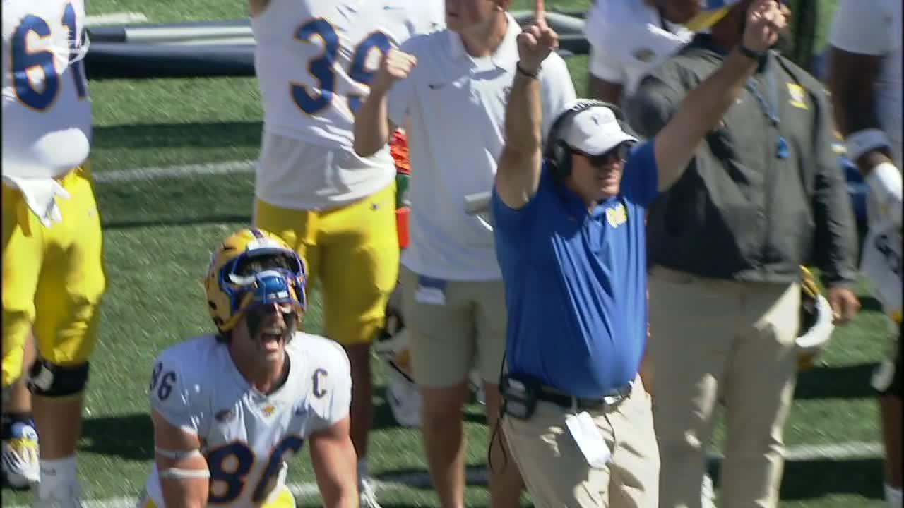 Ben Sauls buries a 35-yard FG to give Pitt the lead