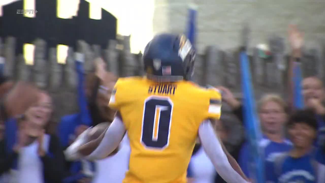 Jacquez Stuart goes 98-yards on kick-return TD for Toledo