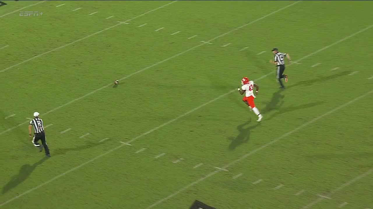 Sam Houston botches punt for a loss of 39 yards