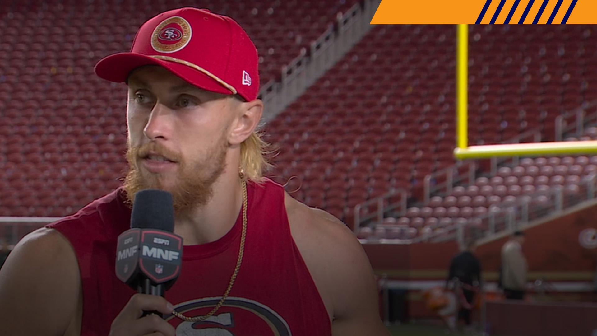 Kittle after 49ers' MNF win: Our offense just hit the ground running