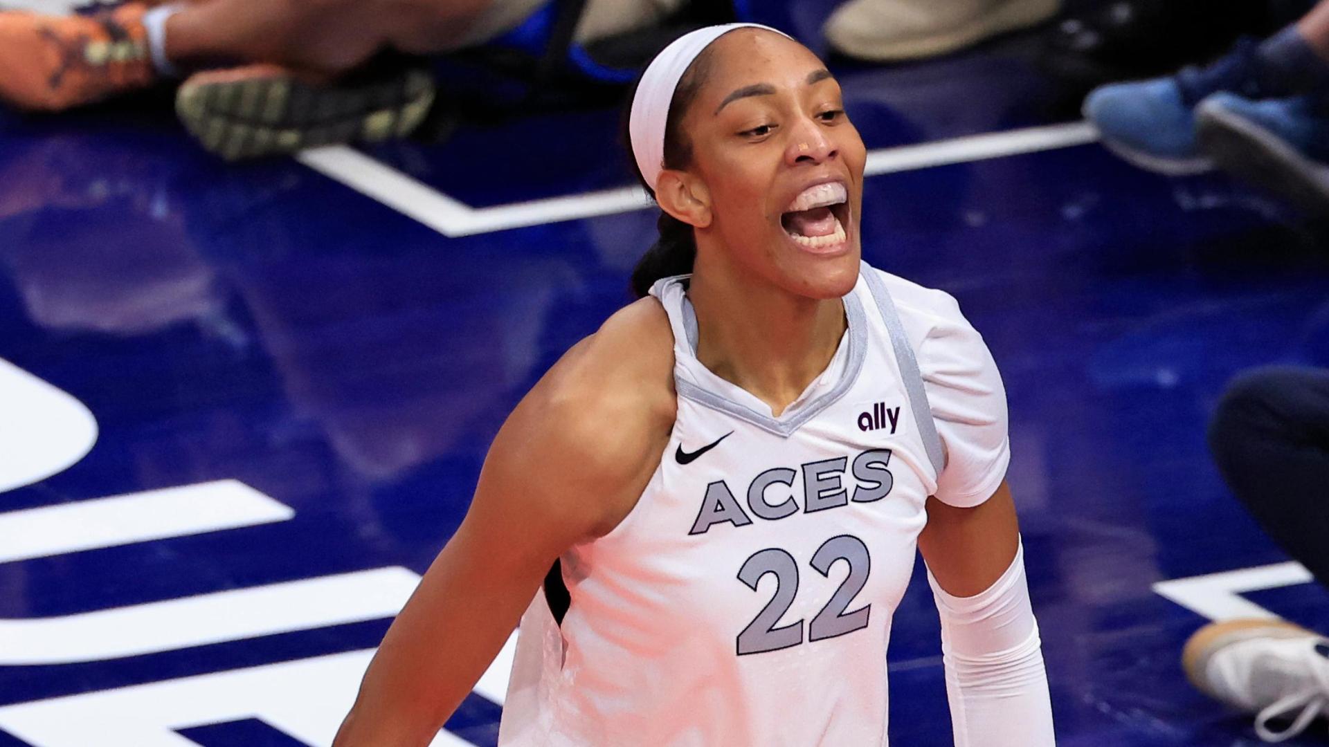 A'ja Wilson breaks the WNBA's single-season points record